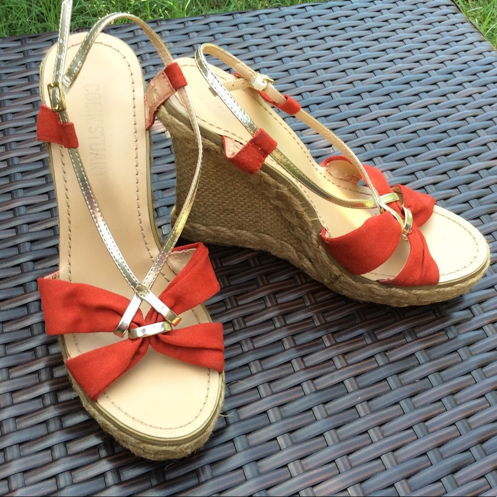 COLIN STUART ESPADRILLE WEDGES